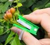 2PCS Thumb Picking Cutter, Finger Pruner Harvest Trim Tool for Fruit Vegetable Plant, Portable Orchard Harvesting Accessory-Green