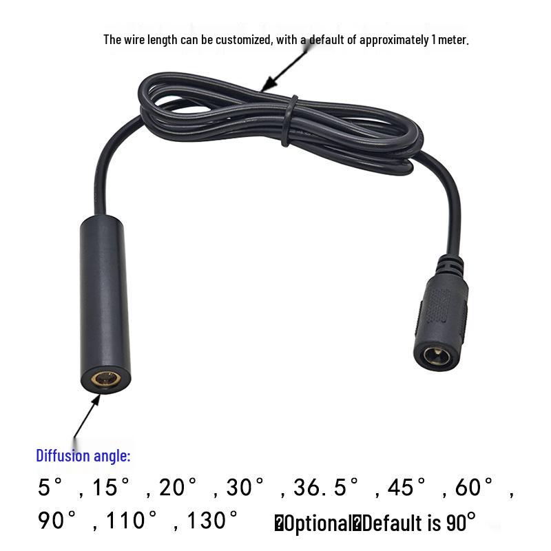 12x50mm 80mW 532nm Green Laser Line Module for Positioning Equipment