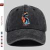 Pc Pcs Adjustable Trucker Cap with Skateboard Character Graphics  Vintage Washed Baseball Hat Suitable for Men  Women Light
