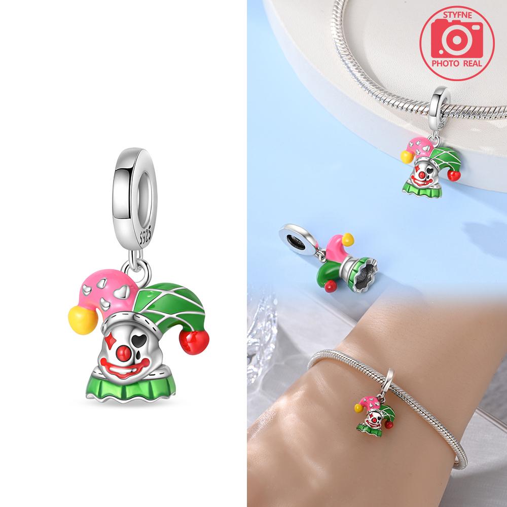 

Circus Clown Pendant Copper Colors For Charms Copper Colors Original Bracelet For Jewelry Making
