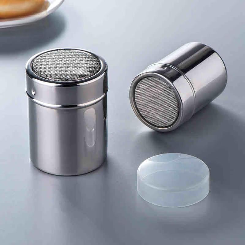 Ruhan Stainless Steel D-Handle Seasoning Shaker Set