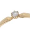 4℃ Ring K18 Yellow Gold/diamond #6.0(US Size) 1.6g Women Used