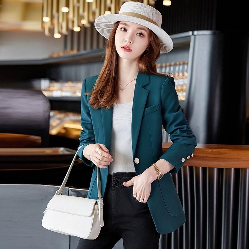 Women Blazer Spring Summer Fashion Long Sleeve Office Ladies Suit Casual Blazer Coat Female Outerwears