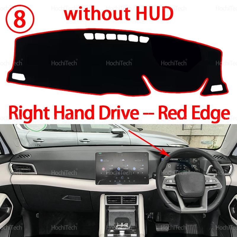 Dashboard Cover Avoid Light Anti-Slip Anti-dirty Mat Pad Sunshade Dashmat Protect for BYD ATTO 2 Yuan Up2024-2025 LHD RHD