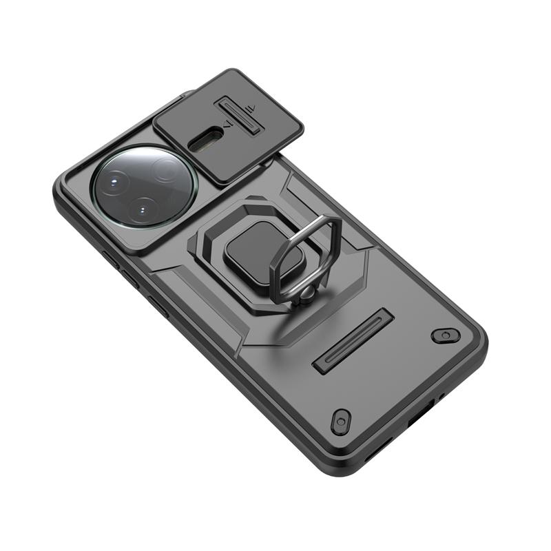 Shockproof Case For Xiaomi Poco F7 Pro Case For Poco F7 Pro F7 Ultra Ring Holder Magnetic Cover For Poco F7 Pro Push Window Case