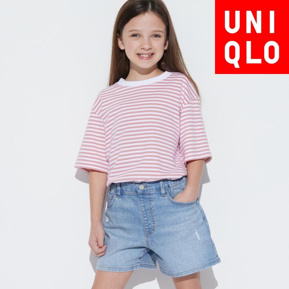 

ДЖИНСОВЫЕ КОРОТКИЕ БРЮКИ UNIQLO ДЛЯ ДЕВОЧЕК ПОВРЕЖДЕНИЕ 62 BLUE/KIDS 100