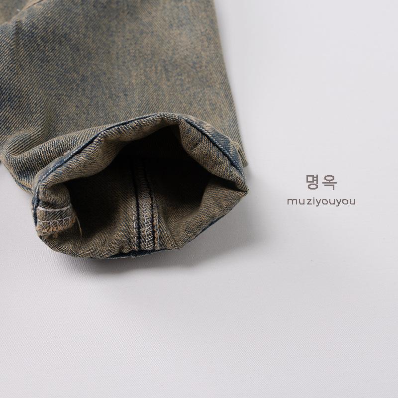 Kids Fashion Denim Jacket For Boys And Girls Casual Children Outerwear
