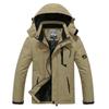 מעיל חורף גברים פלוס קטיפה Warm Wind Parka 6XL פלוס מידה שחורה מעיל חורף גברים.