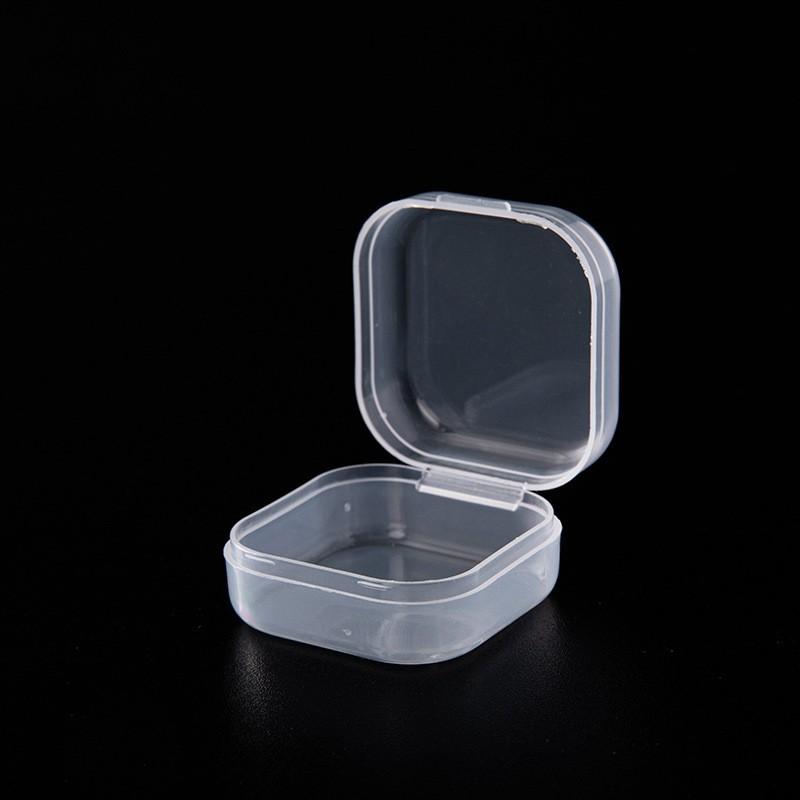 10pcs Plastic Box, Transparent Box, Jewelry Box, Earplug Box, Jewelry Box, Mini Organizer, Fish Hook Storage Box, Medicine Box