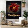 Liverpool Custom Your Name Wall Decor Tapestry Art For Pet Memorial Birthdaywedding Party Backdrop Family Gift