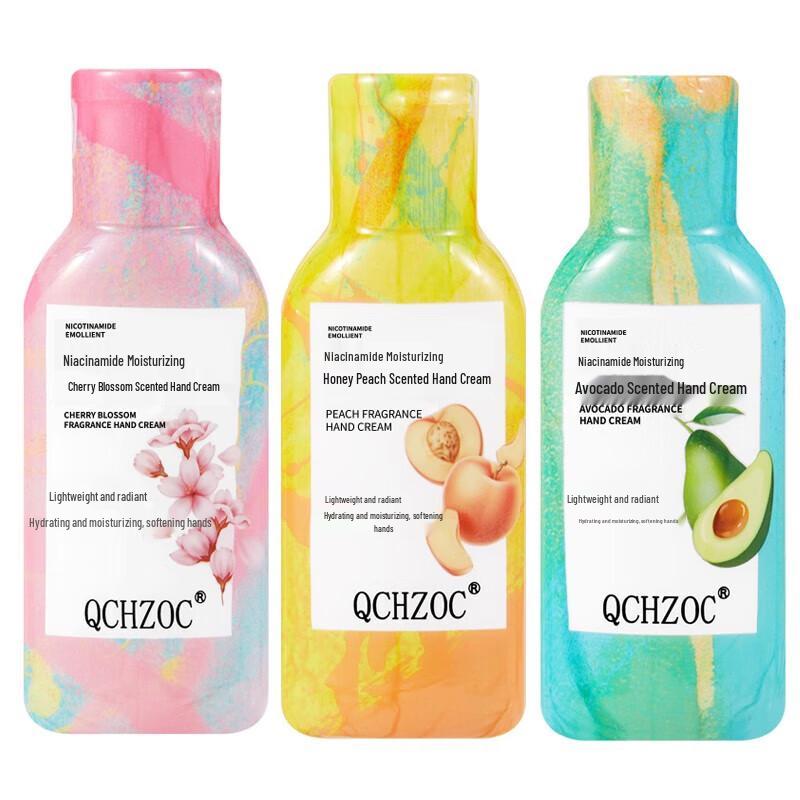 QCHZOC Niacinamide Peach Scented Hand Cream