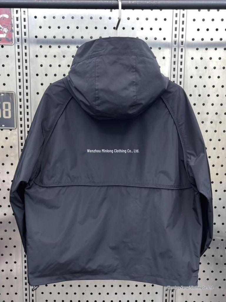 Men's Trendy Hooded Jacket - Autumn/Winter Velvet Casual Versatile Workwear for Outdoor Sports & Mountaineering