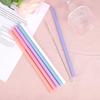 6pcs Replacement Straws for Owala FreeSip 24oz 32oz, 6 Colors Reble Plastic Straws with Cleaning Brush & Cutting Tool Water Bottle Tumbler