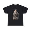 Unisex Adult Animal T Shirt: Majestic Falcon In Military Attire 3D Graphic Tee