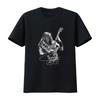 Zakk Wylde Chitarra Musica Maglietta D34429 Vintage Comoda Moda Casual Alla Moda Leggermente Streetwear Elasticizzata Morbida