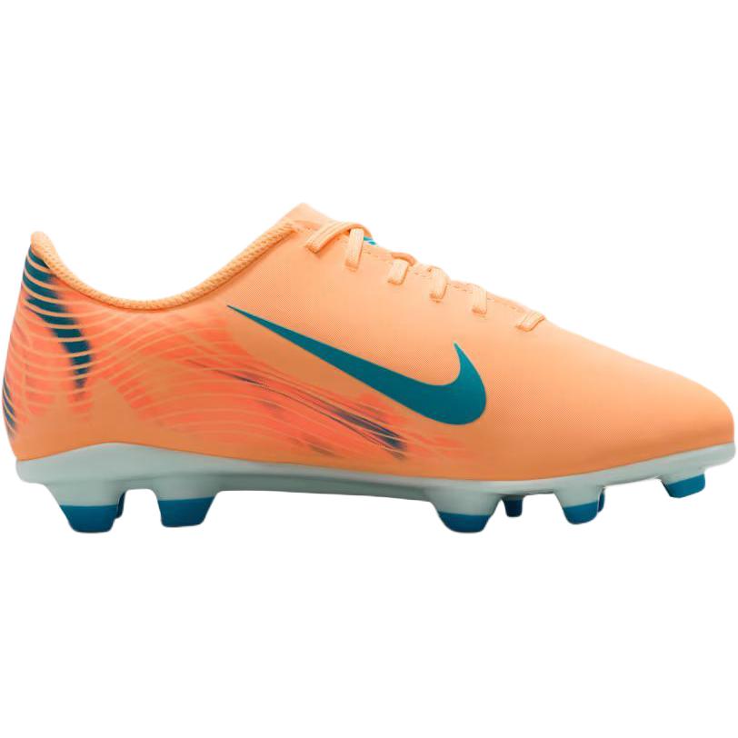 Kylian Mbappé x Nike Jr. Mercurial Vapor 16 Club GS MG Melon Tint/Igloo/Neo Turquoise Kids Cleats Orange FQ8288-801