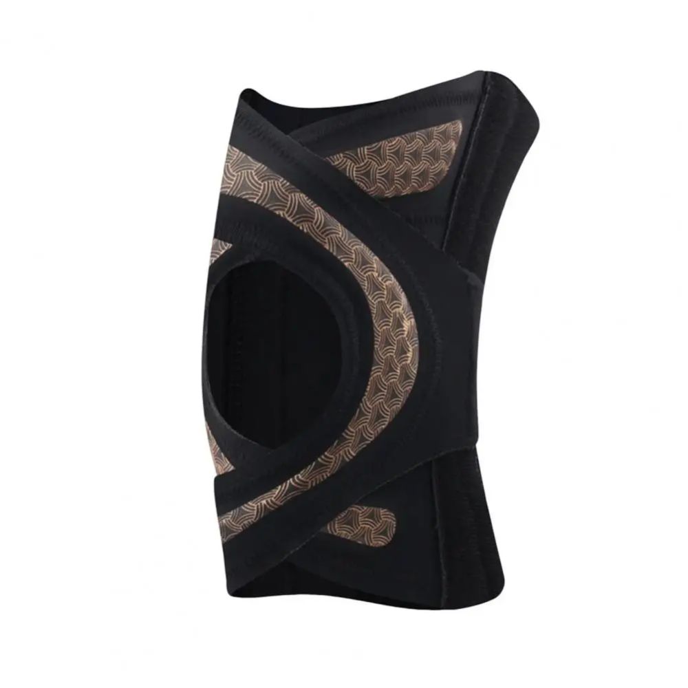 Cross Strap Knee Support Brace Thin Design Fixed Patella Sleeve Sports Knee Pads  Sports Protection