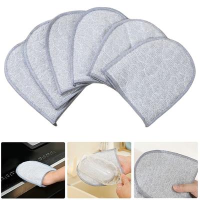 1/3Pcs Durable Reusable Washing Sponge Double-sided Kitchen Cleaning Tool Washing Gloves Cleaning Cloth