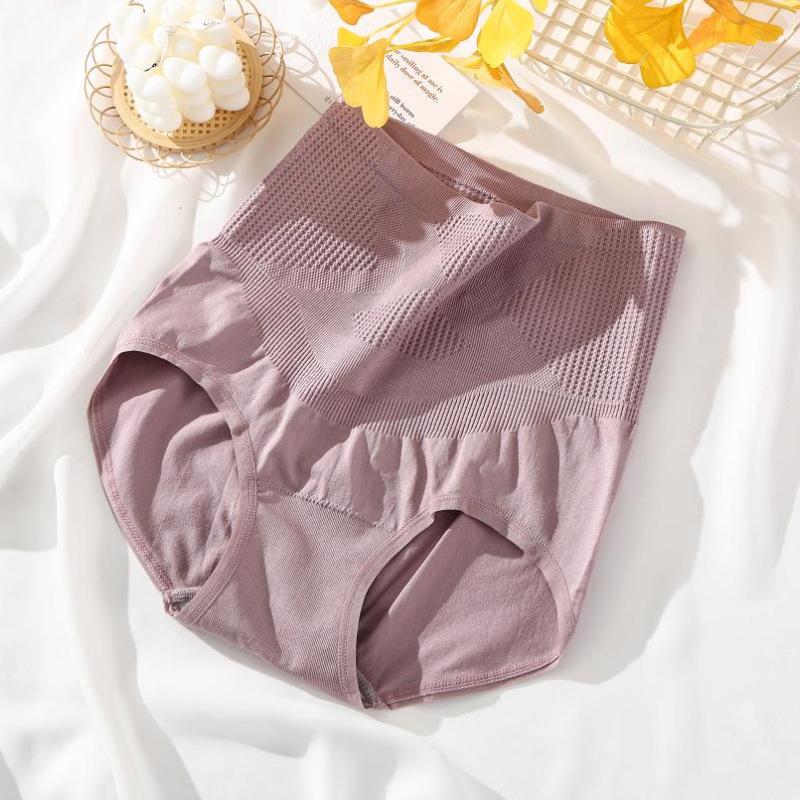 Female Spring and Autumn Sexy Thread Protection Palace Abdominal Girdle Waist Shaping High Waist Triangle Briefs