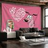 Courage Wall Tapestry Aesthetic Wall Hanging Printed Fabric Blanket Decorative Tapestries for Bedroom Living Room Home Decor