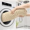 Household 3D Jacquard Plush Toilet Floor Mats Water Absorbing Non Slip Floor Mat At The Entrance of The Bathroom Toilet Carpet Comfortable Door Mat