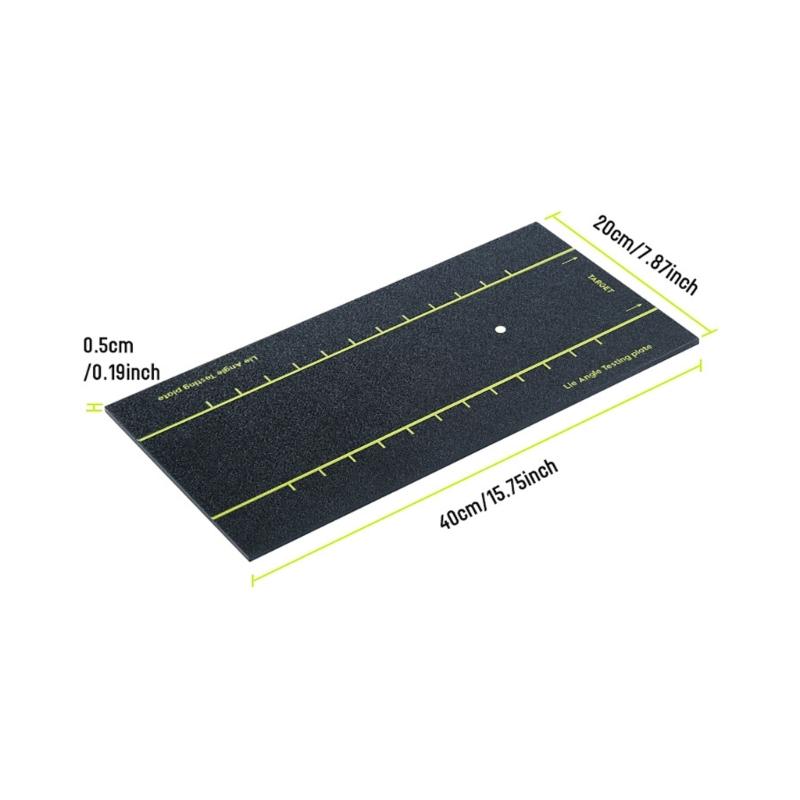 Golf Club Lie Fitting Board Increase Swing Speed Swing Trainings Aid Practice Equipment for Adults,Golfer