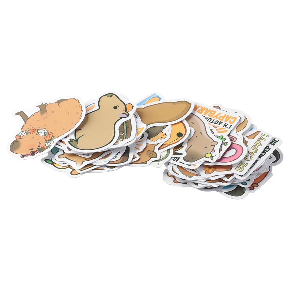 Capybara Capybara Stickers PVC Capybara Decals Vinyl Capybara Scrapbook Sticker  For Water Bottle