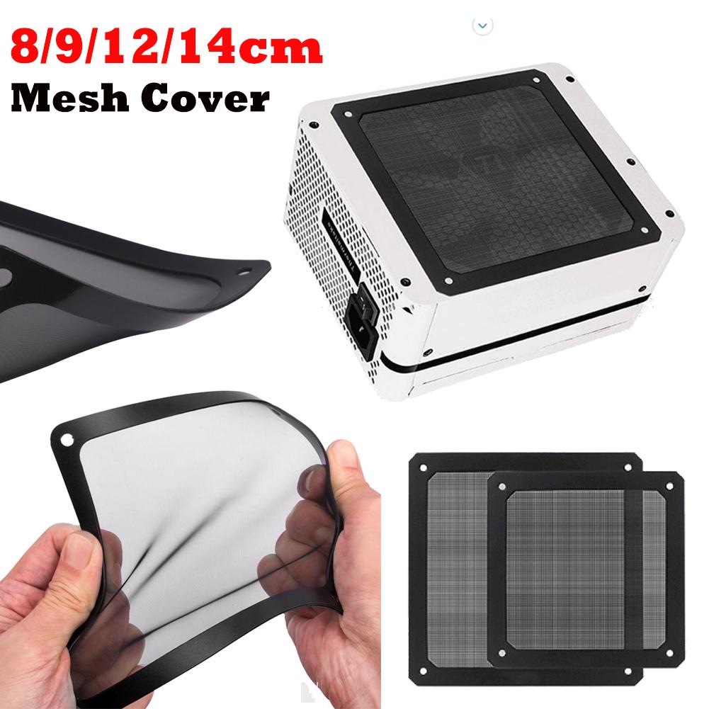 0mm 90mm 120mm 140mm PC Chassis Cooling Fan Dust Filter Magnet Dustproof Mesh Cover Computer Chassis Net Guard with Hole