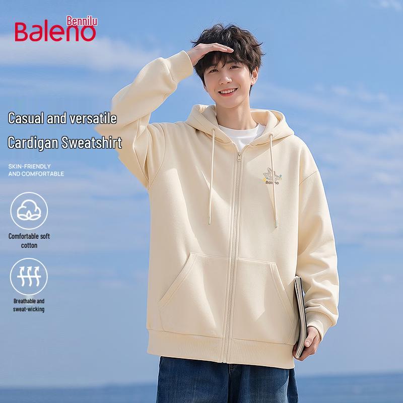 Baleno Men s Casual Hooded Knit Jacket 2XL