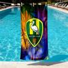 ADO Den Haag Print Beach Towel Design, Soft, Lightweight. for Home Bathroom, Spa, Pool, Yoga, Surfing, Camping, Gift for Family, Friend