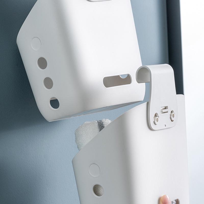 Wall-Mounted Multi-Layer Hanging Basket for Bathroom and Kitchen Storage