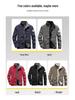 Veste polaire double face pour homme - Manteau décontracté d'extérieur Automne/Hiver 2022 (Style 2218)