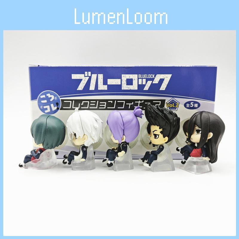 Action Lock Blue Figure Cartoon Model Toy Decoration Doll Children Ornament Gift