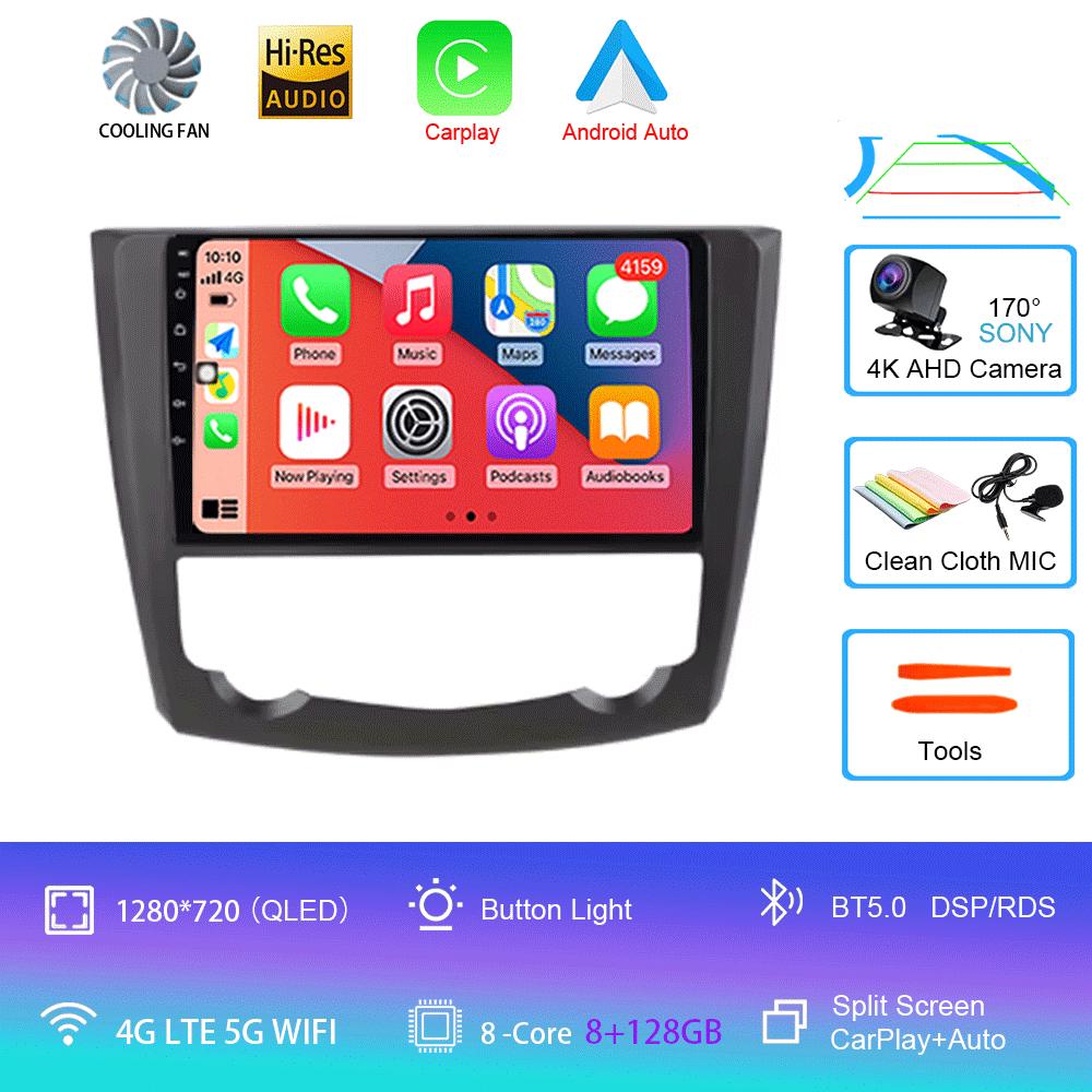Für Renault Kadjar 2015 2016 2017 2018 2019 9 Zoll Android 14 Auto BT Radio Multimedia Video Player Navigation GPS 2 Din Kein DVD