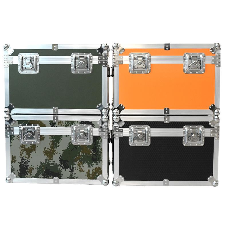 Custom Aluminum Camouflage Trolley Case with Wheels, Shockproof Aviation and Outdoor Equipment Protection