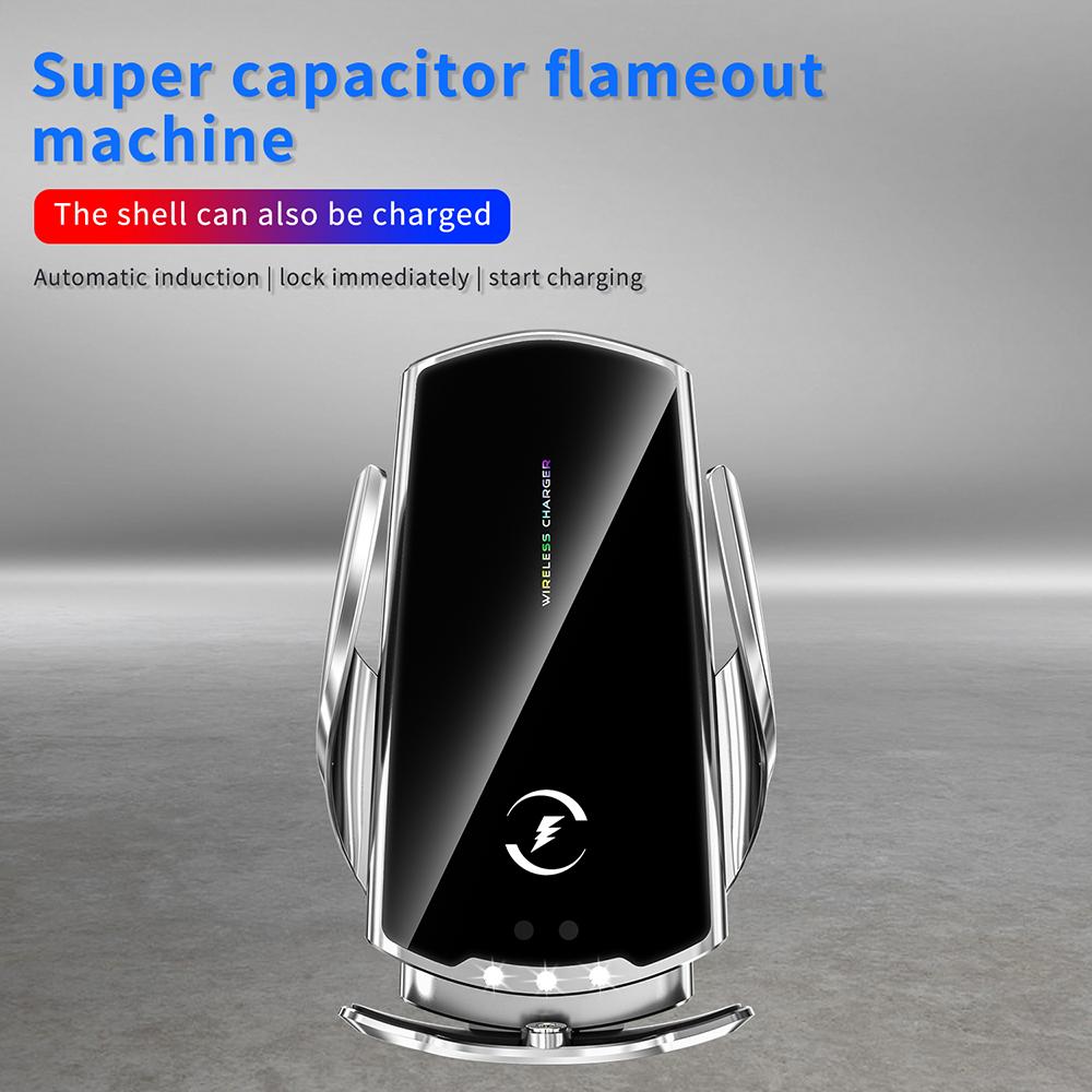 Магнитный автомобильный держатель для зарядки 15 Вт Foriphone 11 Pro 11 Max с умным — фото 4