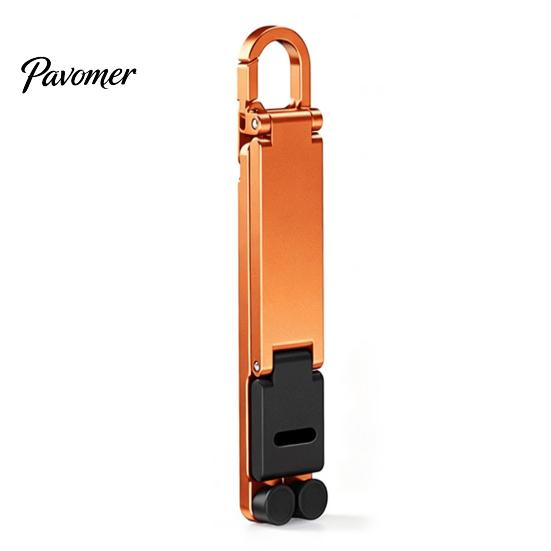 Cell Phone Stand Mini Foldable Keychain, Portable Holder for Pocket Desk, Home Office Travel Desk Accessory