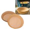 50PCS Fryer Paper Liner Round Disposable Non Stick Fryer Baking Paper for Kitchen Microwave Oven Cooker