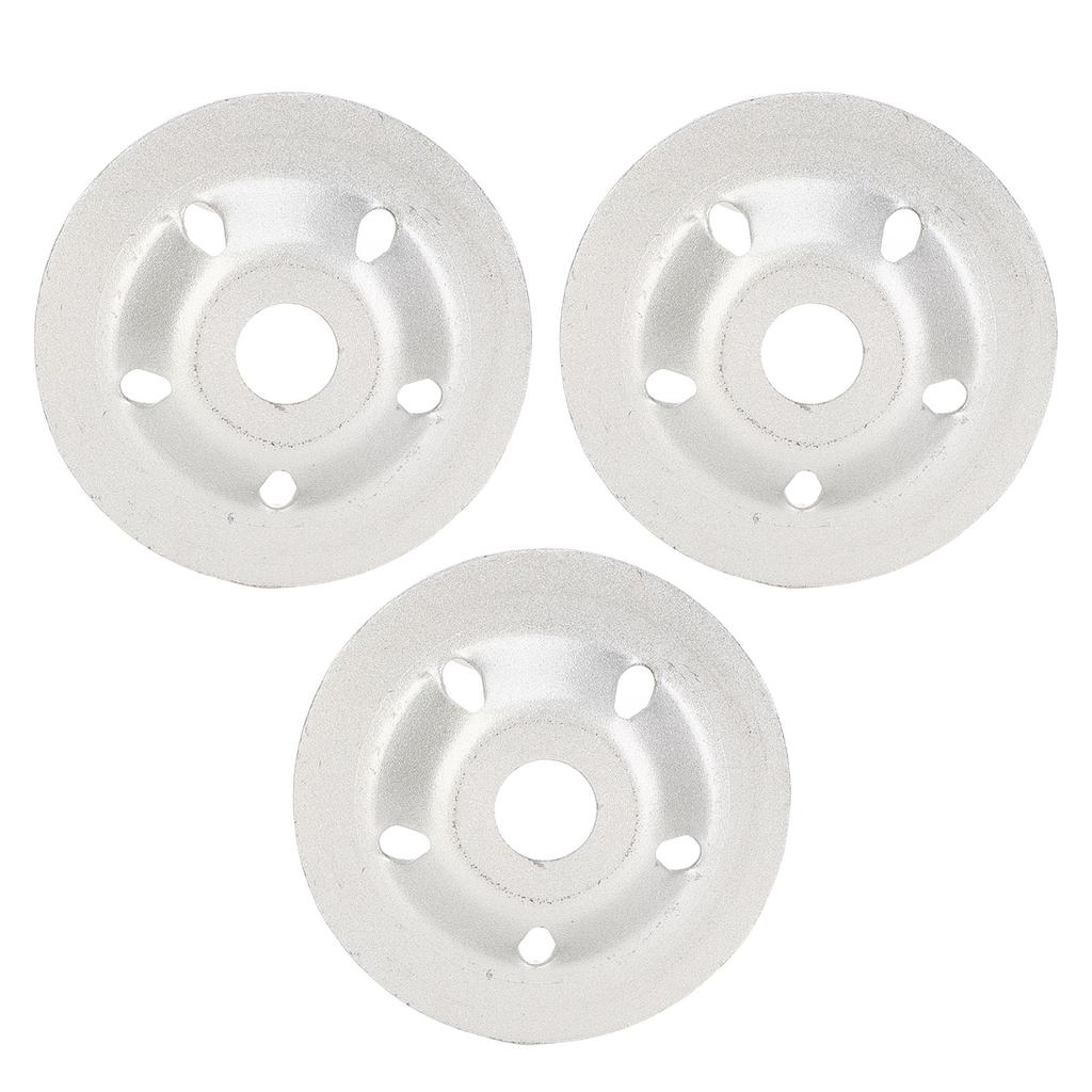 3PCS 80mm Grinding Wheels Manganese Steel Diamond Angle Grinder Disc for Marble Concrete Tile