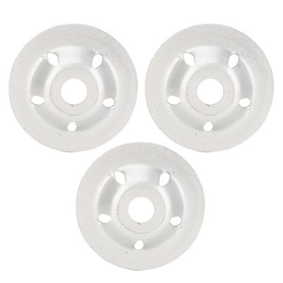 3 STÜCK 80mm Schleifscheiben Manganstahl Diamant Winkelschleiferscheibe für Marmor Beton Fliese