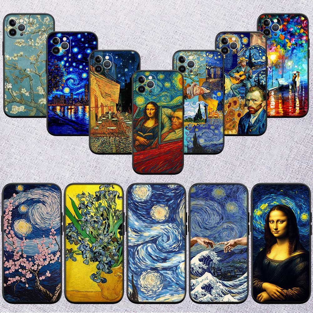 Starry Night Van Gogh Painting New High-End Shell Phone Case for Xiaomi Poco F8 M4 M5 M6 M7 X3 X6 X7 Pro GT NFC Ultra