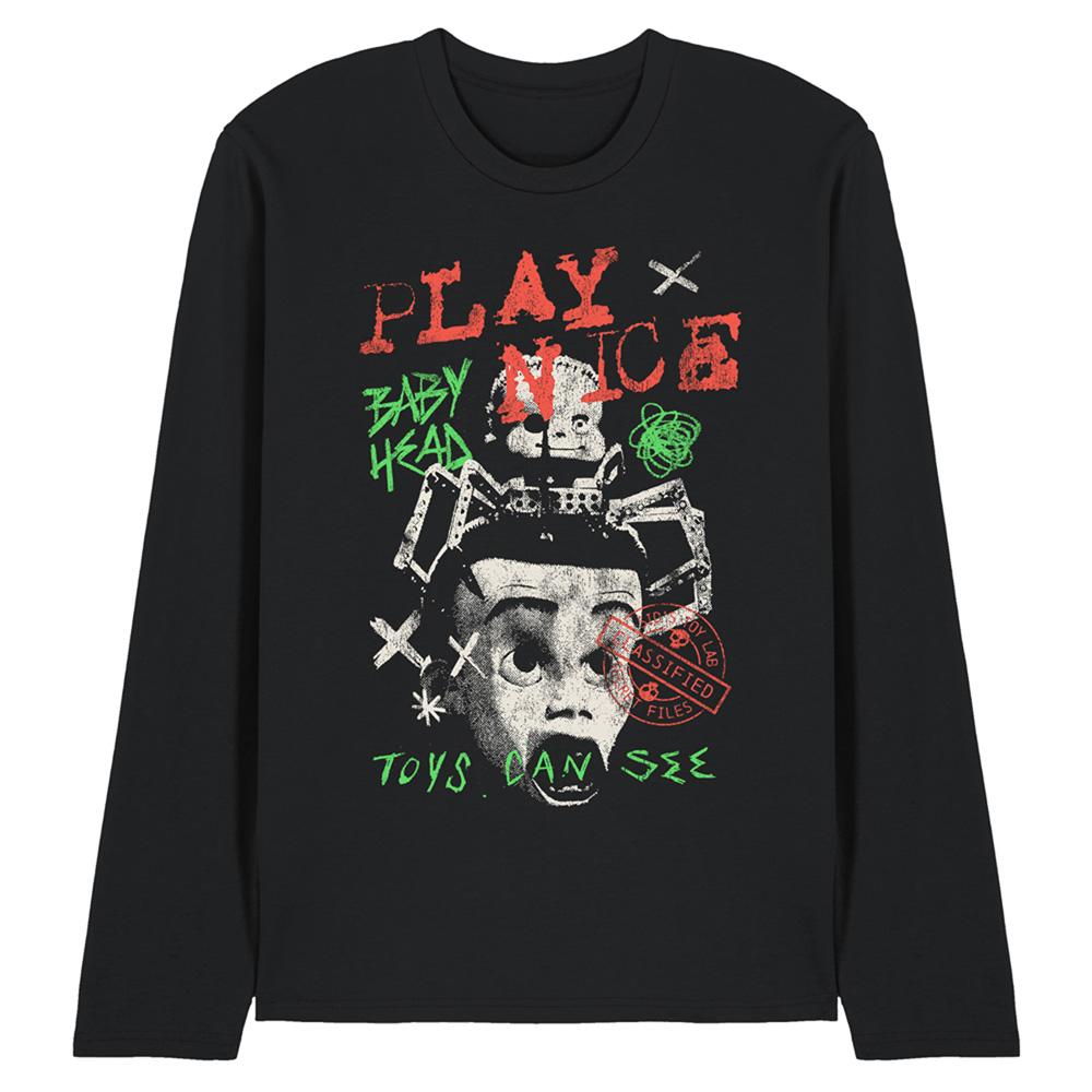 Toy Story Unisex Adult Toys Can See Ringspun Cotton Long-Sleeved T-Shirt