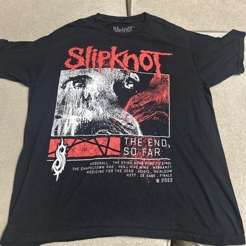 Винтажная футболка Slipknot The End So far 2022 Перепечатка Унисекс HH04042 XXXXL