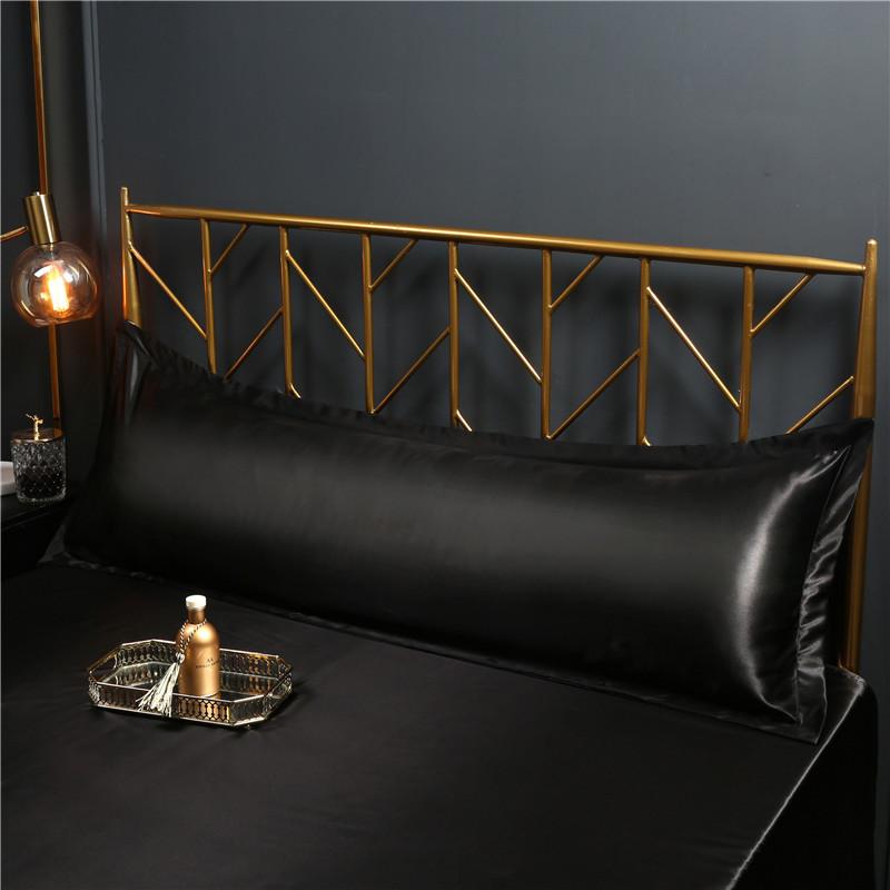 48x120cm /48x150cm Satin  Pillow Case King Queen Soft Top Quality Mulberry Pillowcase