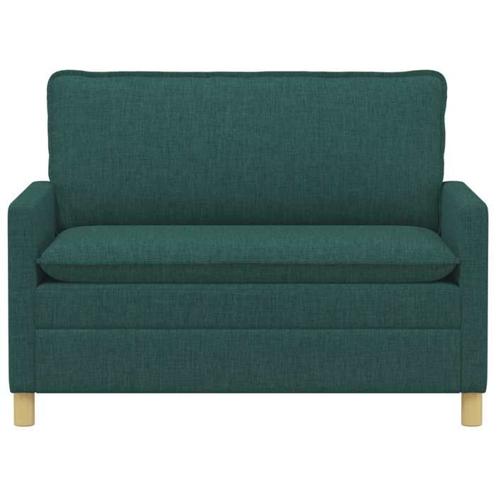 Maison Exclusive - Canapé 2 place Vert foncé 126 x 81 x 87,5 cm Tissu