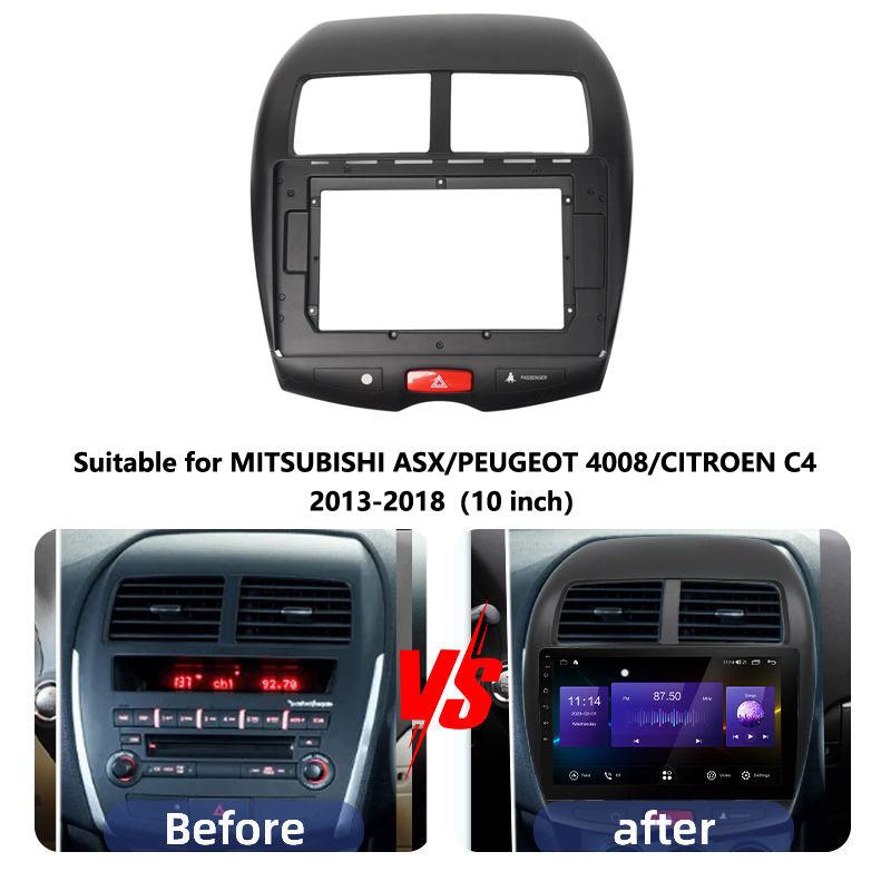 Fit for Mitsubishi ASX 2013-2018 Car Android Frame Fascia 10INCH Navigation Frame