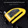 Bicycle Alarm Disc Brake Electric Lock Bike Anti-Theft Wheel Lock Waterproof 110dB with Reminder Cable Keys for Motor Scooter