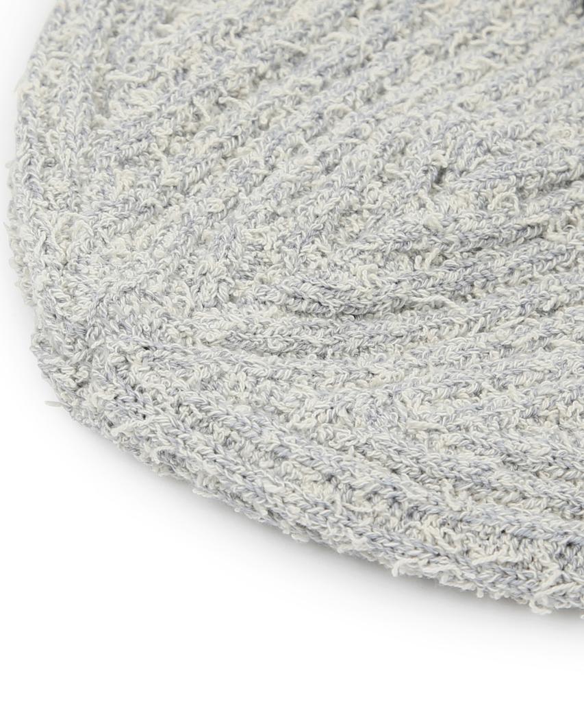 Eondeokeonteulolseutyudio Cotton Summer Beanie Stick Rib Beanie / Pop Cotton / Melange Sky