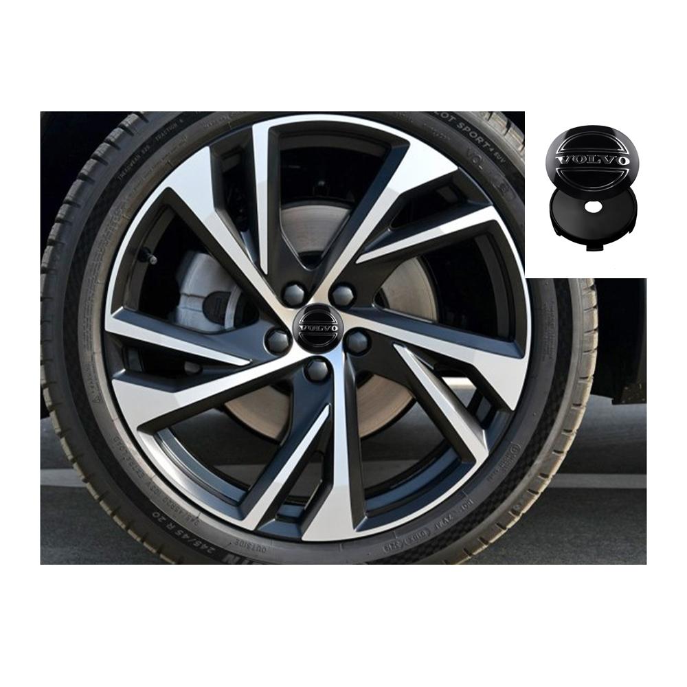 For Volvo 4pcs 56/60mm Car Wheel Center Hub Caps Cover Auto Emblem Car Accessories For Volvo S40 XC40 S60 S90 XC40 XC60 XC90 V60 CUG1