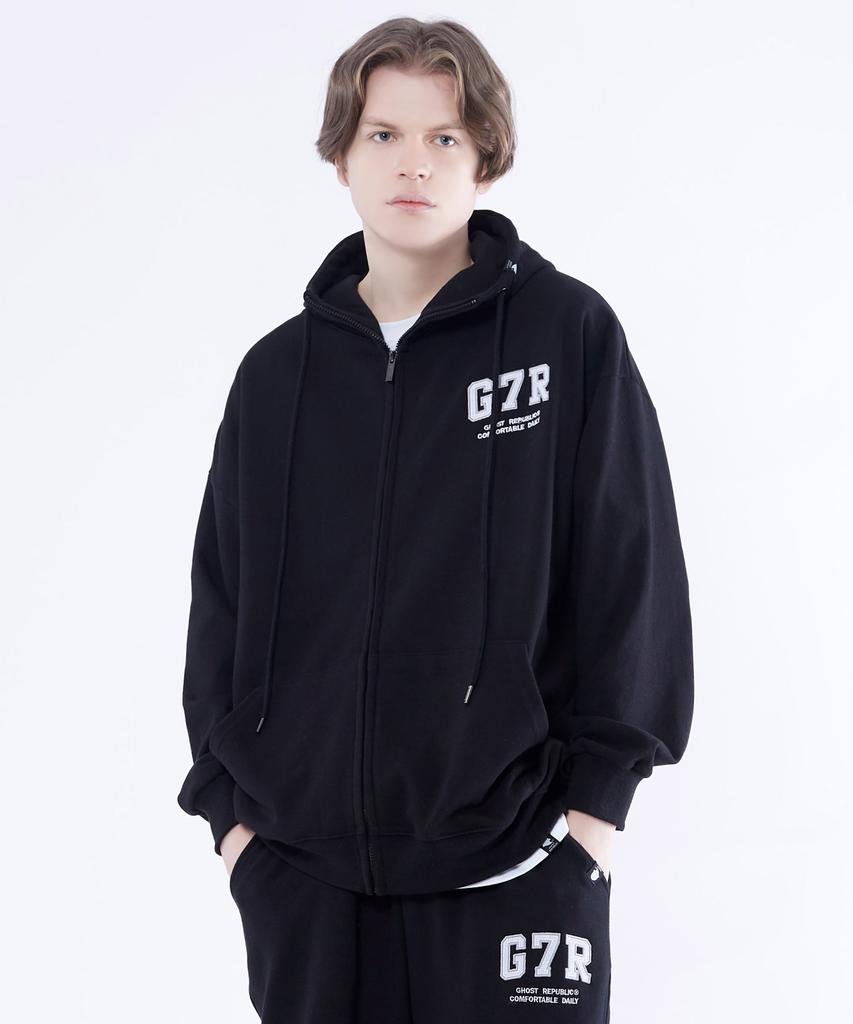 Ghost Republic G7R Arched Oversized Zip-Up Hoodie Ghz-271